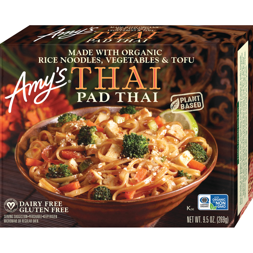 Amy Entrees Amy's Amy’s Frozen Entrées, Pad Thai, GF and Dairy Free, 9.5 oz.-Main