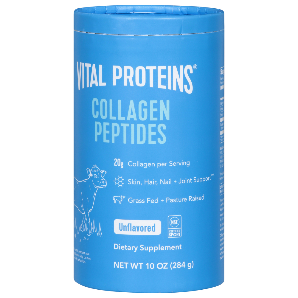 Vital Proteins Collagen Peptides Unflavored Front Right Elevated Vital Proteins Collagen Peptides Unflavored Front Right Elevated