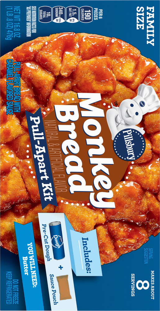 Pillsbury Monkey Bread PullApart Kit, Family SizePlanogramBack