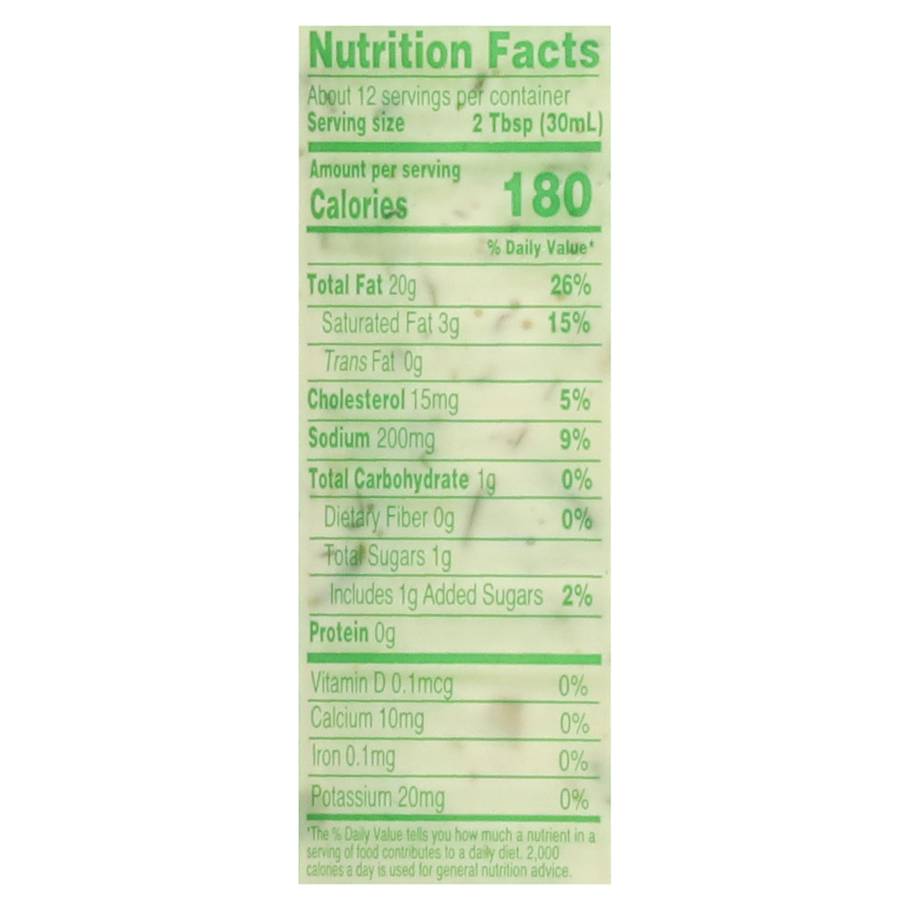 Bob's Tartar SauceNutritionFacts