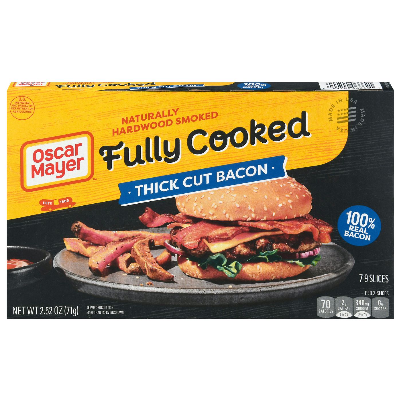 Oscar Mayer Bacon Thick Cut Fully Cooked Main