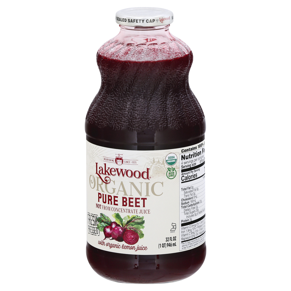 Lakewood Juice, Organic, Pure Beet