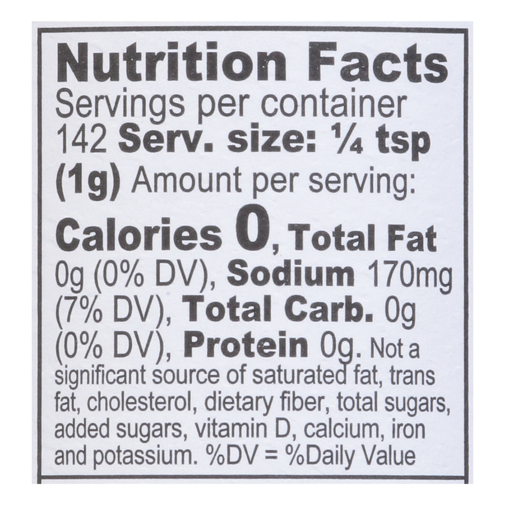 Kinder's Rub, Prime Rib-Nutrition-Facts