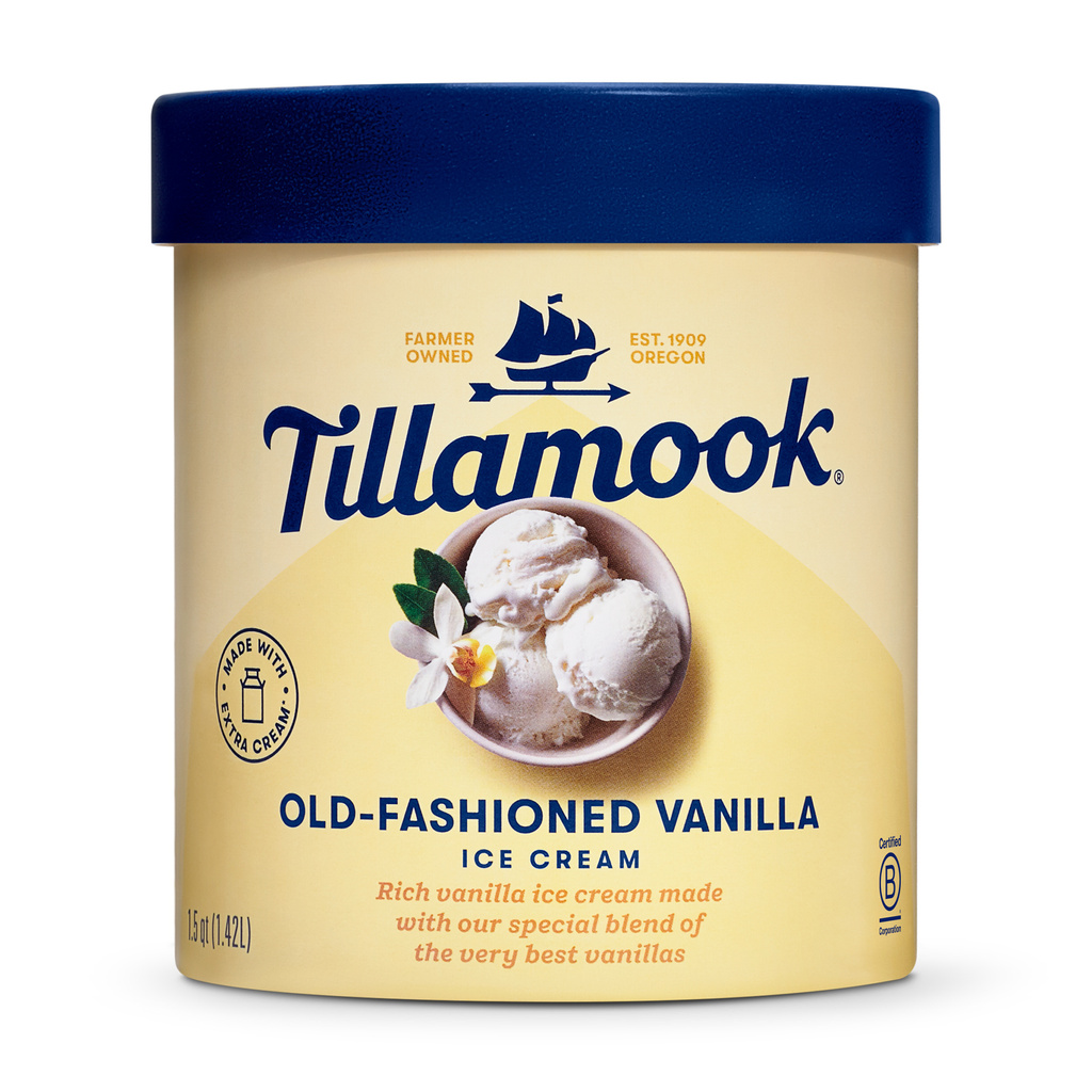 Tillamook Ice Cream, OldFashioned VanillaHero