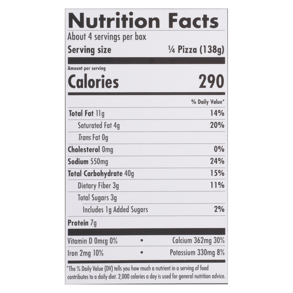 Daiya Pizza, GlutenFree, Thin Crust, SupremeNutritionFacts