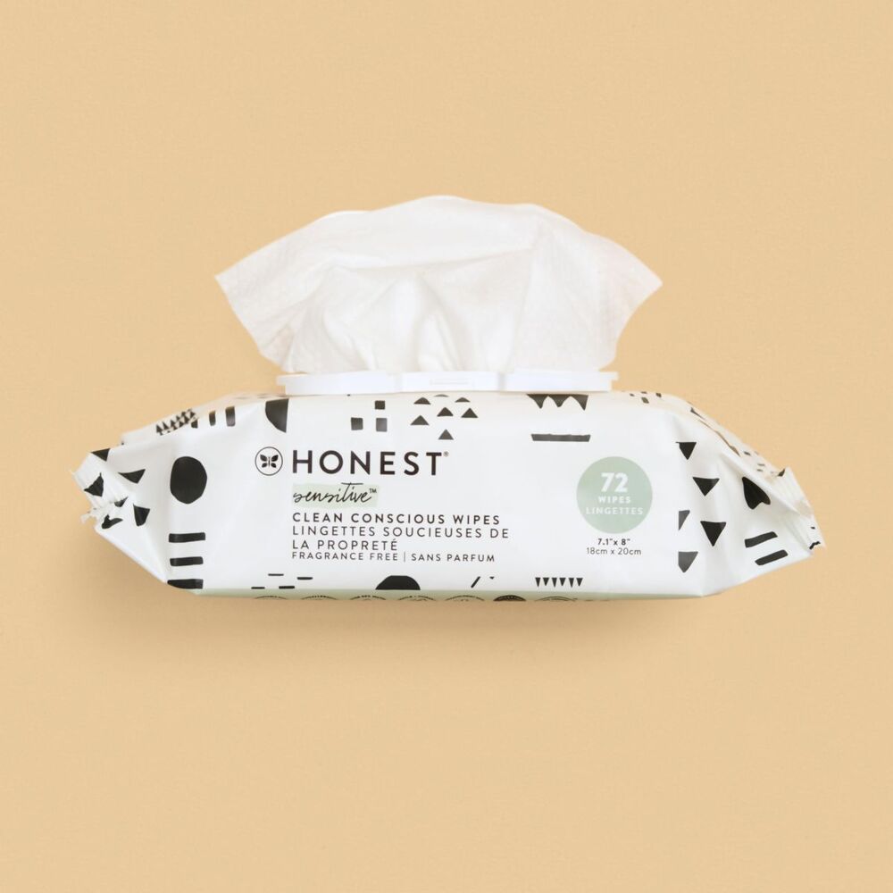 Honest Sensitive Wipes, Clean ConsciousIngredients