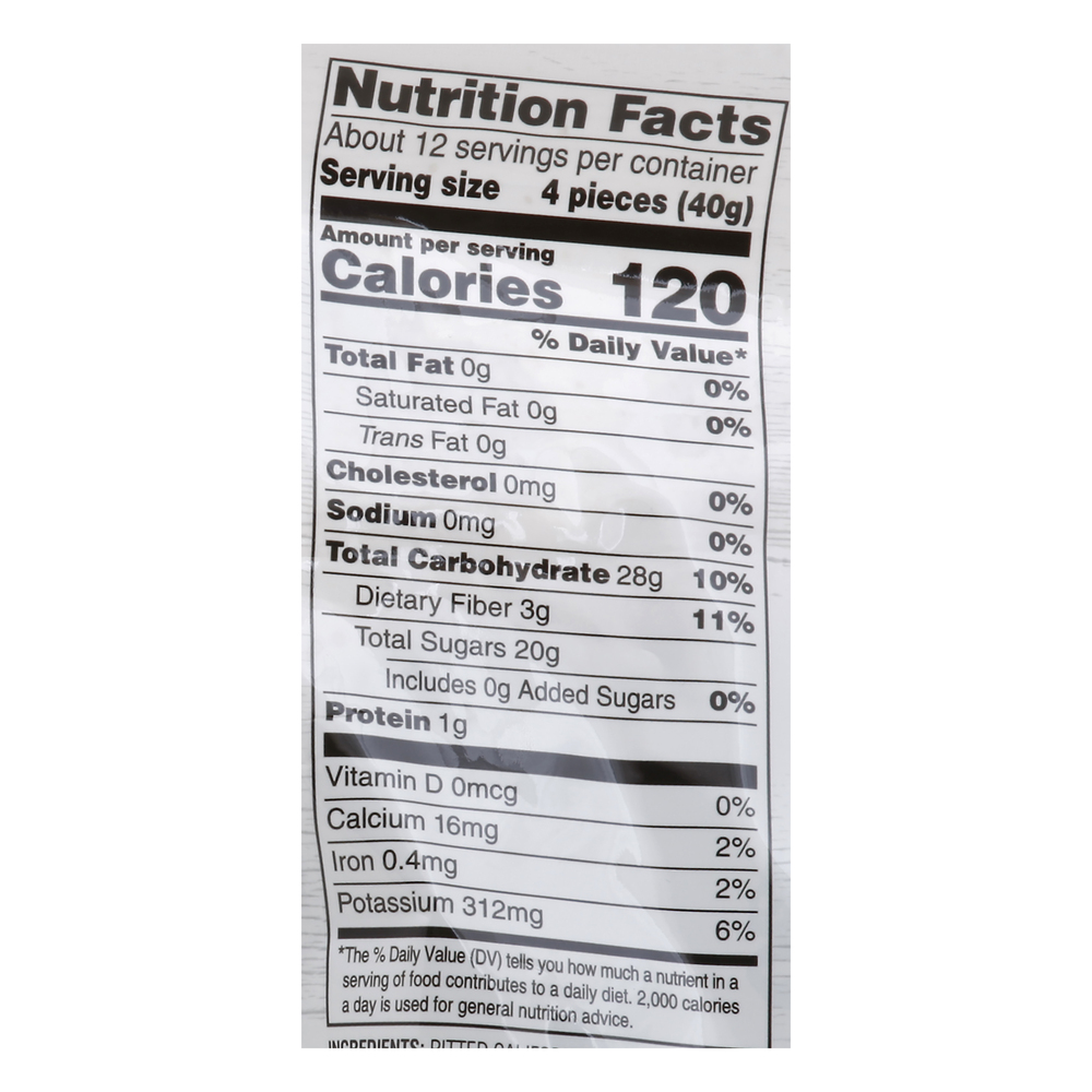 Raley's Pitted California Dried PrunesNutritionFacts