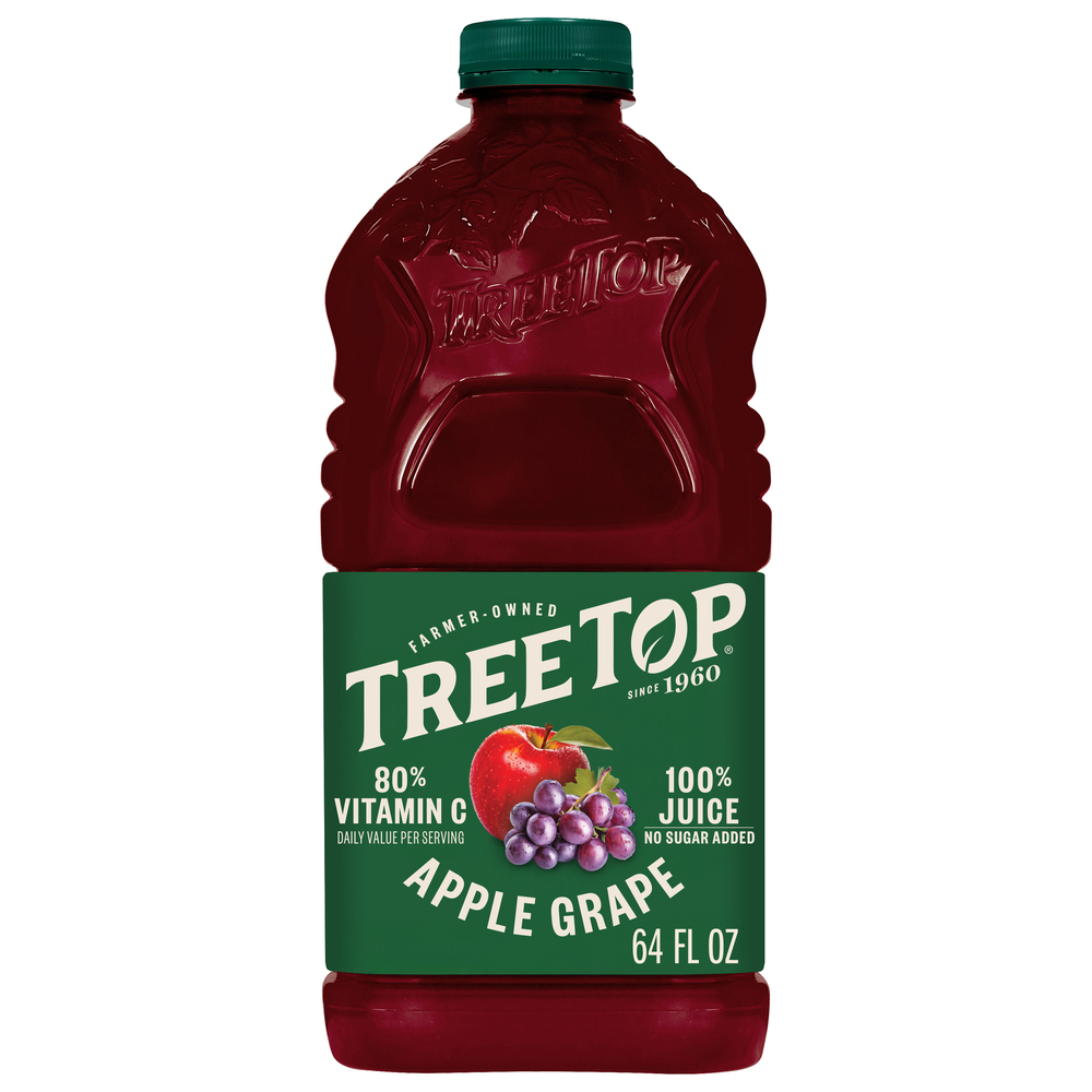 Tre Ripe Juice Tree Top Apple Grape 100% Juice-Main