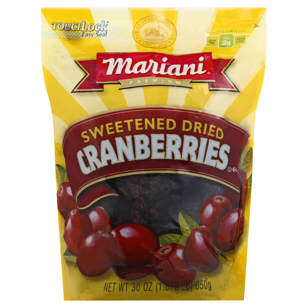Mariani Dried Cranberries, Sweetened, PremiumMain