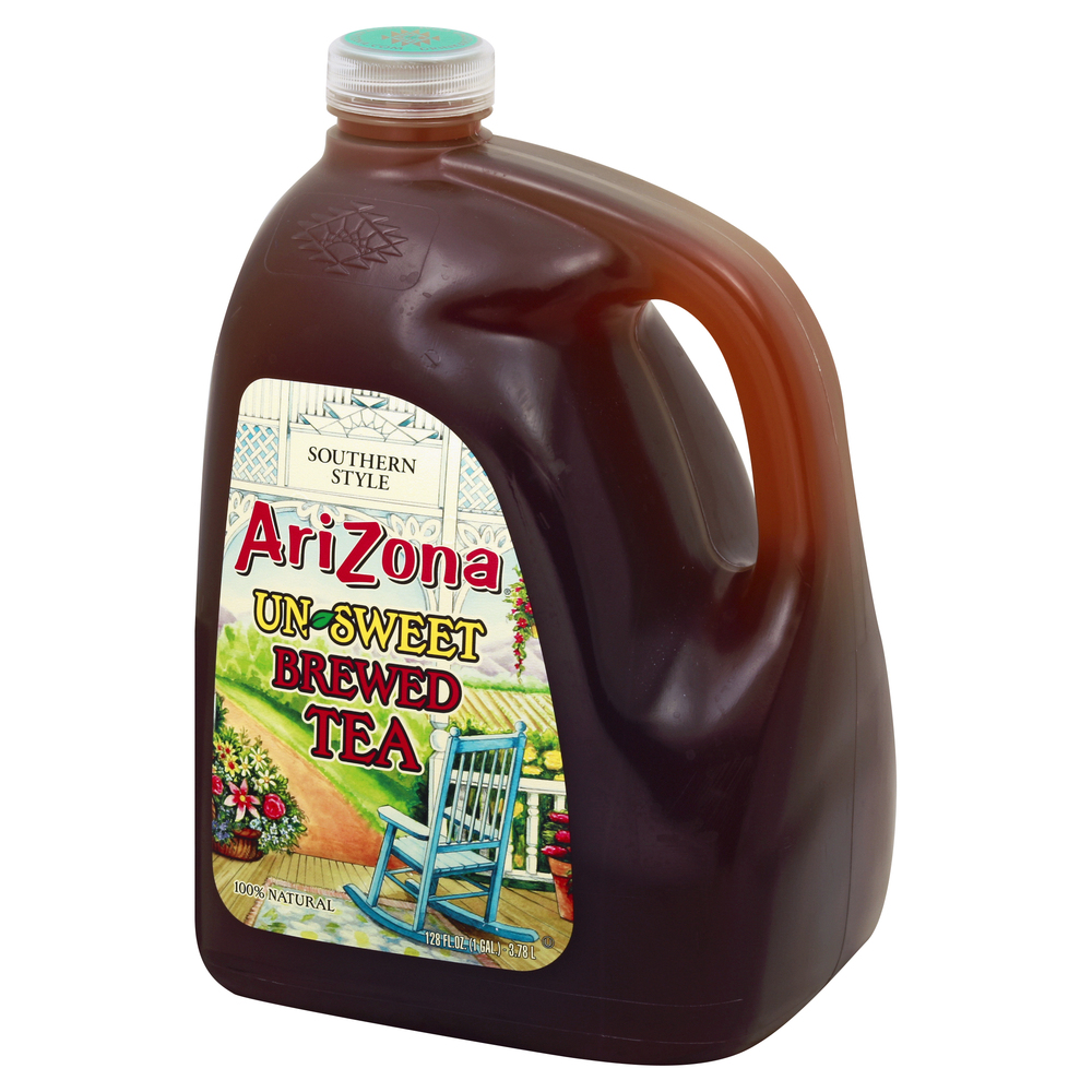 AriZona Tea, Unsweet, Brewed, Southern Style