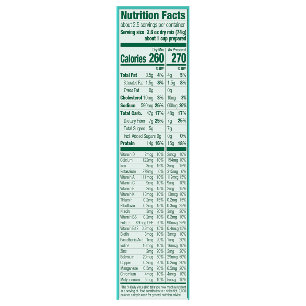 Goodles Cheddy Mac Nutrition Facts