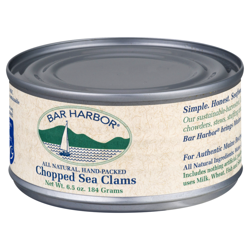 Bar Harbor Sea Clams, Chopped-Front-Right-Elevated