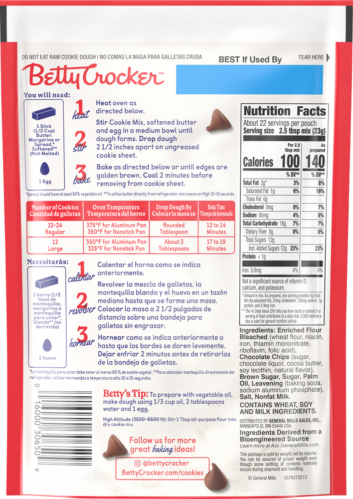 How To Make Betty Crocker Chocolate Chip Cookie Mix Better At Beverly 