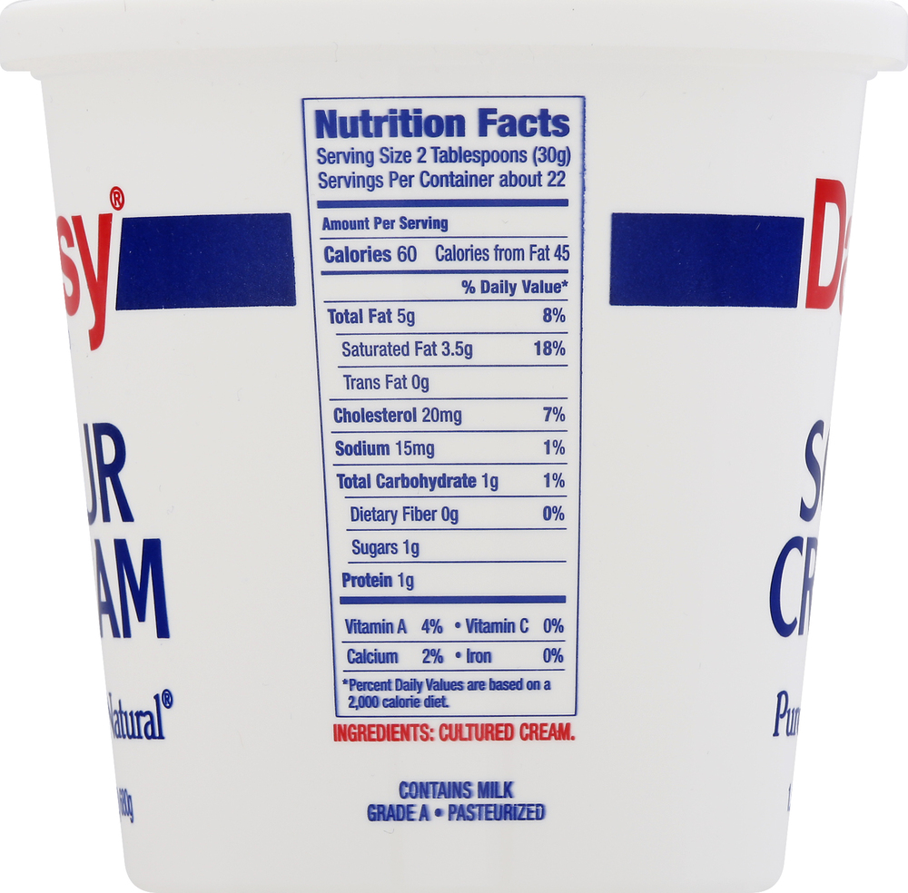 Daisy Pure & Natural Sour CreamPlanogramRight