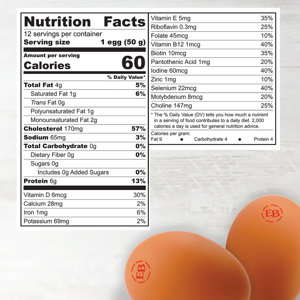 Eggland s Best 100 USDA Organic Certified Large Brown Eggs 12 Count 