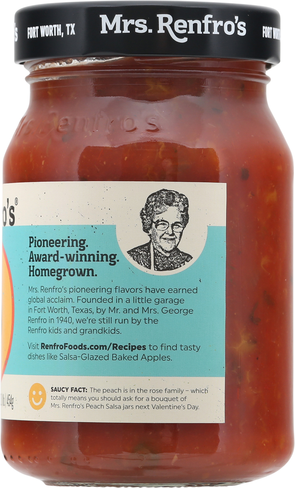 Mrs. Renfro's Salsa, Peach, Mild