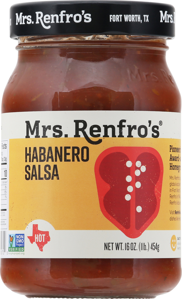Mrs. Renfro's Salsa, Habanero, Hot