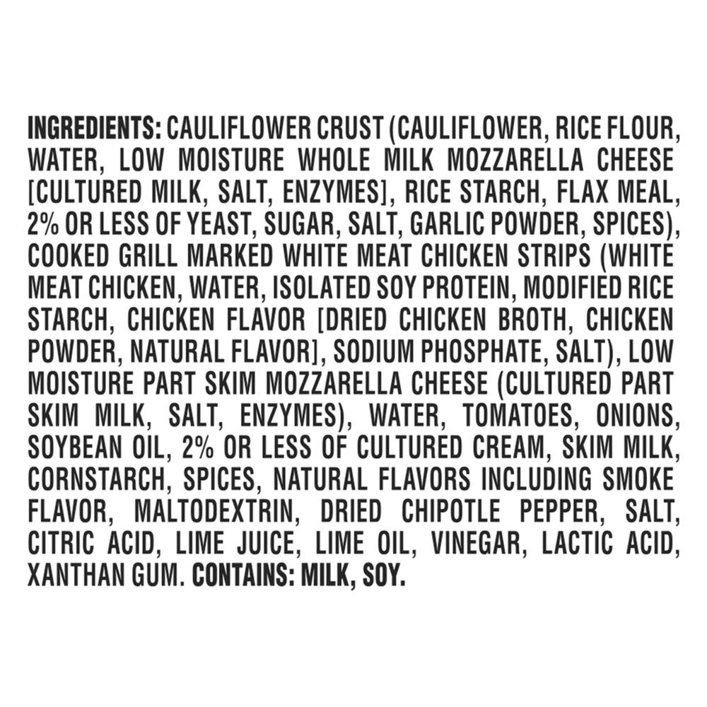 Life Cuisine Chicken Mozzarella Piada, Cauliflower CrustIngredients