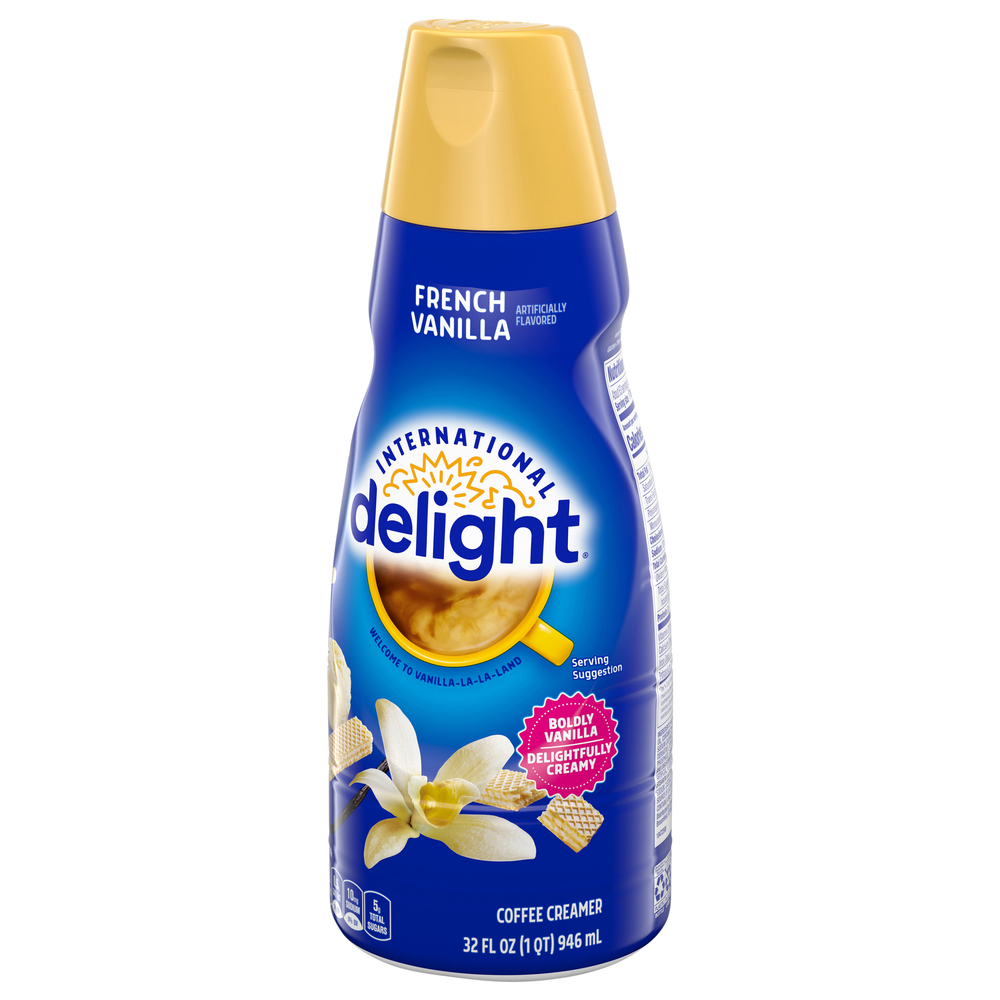 International Delight Coffee Creamer, French VanillaFrontRightElevated