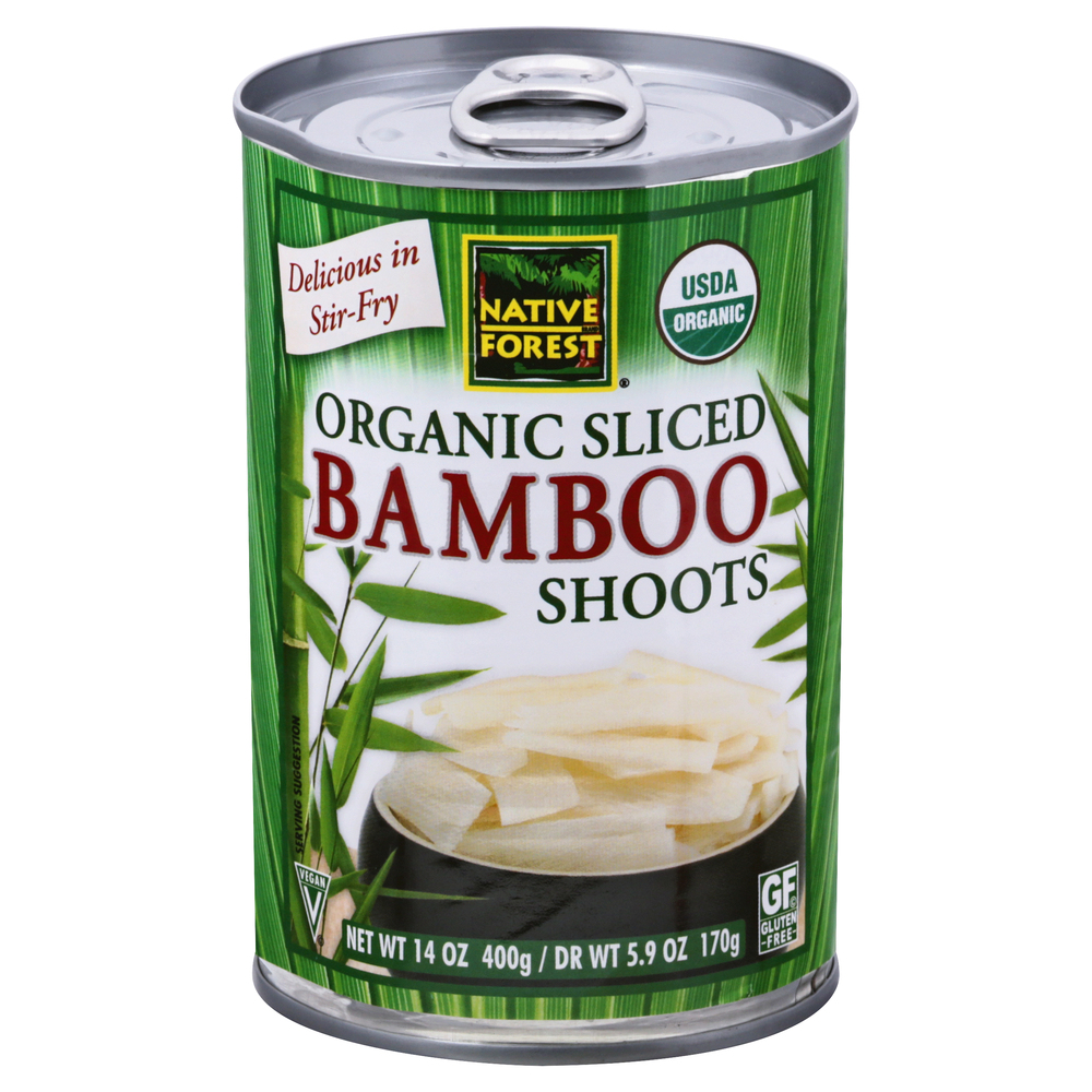 Native Forest Bamboo Shoots, Organic, Sliced-Main