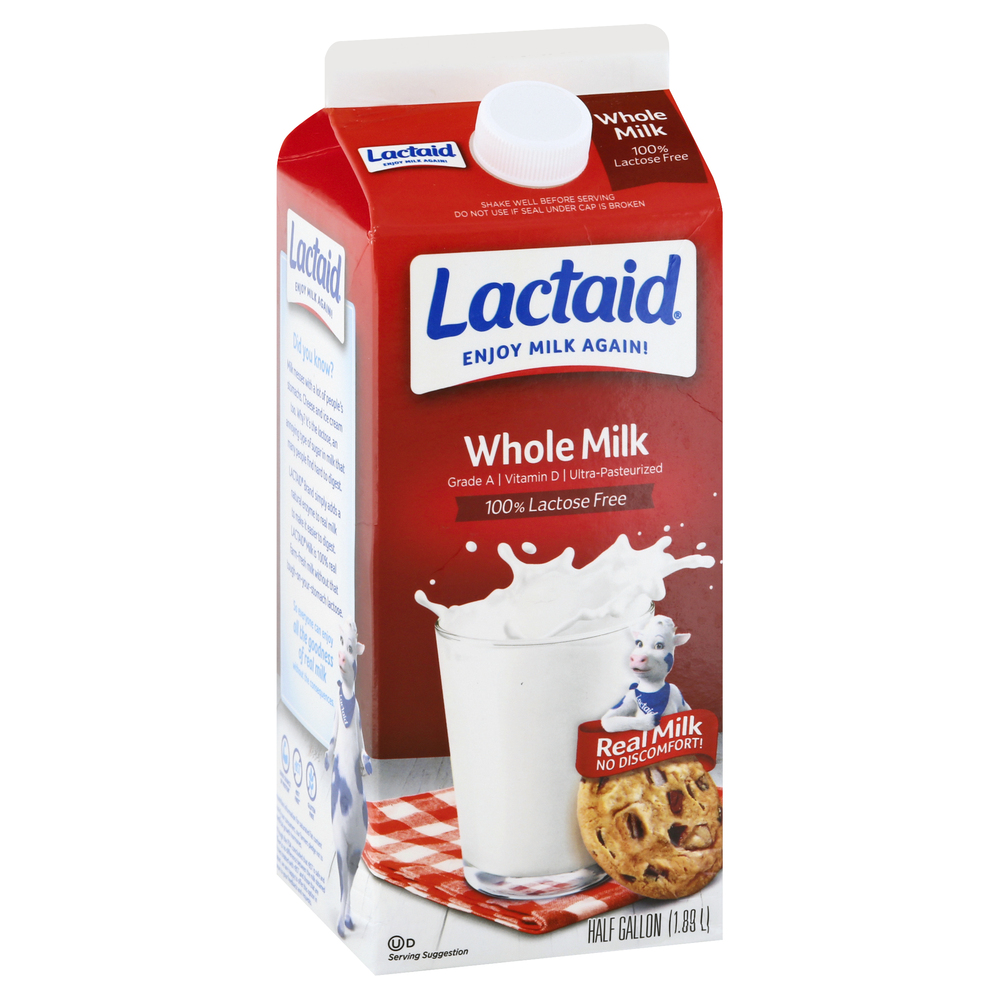 Lactaid Milk, Lactose Free, WholeMain