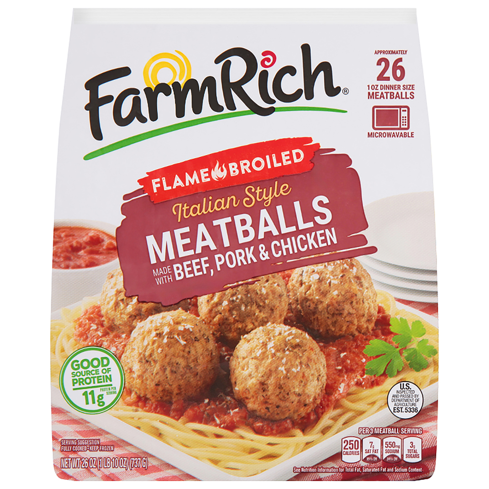 Farm Rich Meatballs, Homestyle, Value