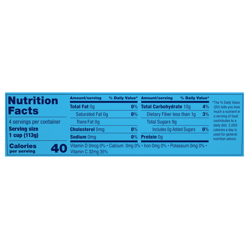 Dole Pineapple Tidbits No Sugar Added Nutrition Facts