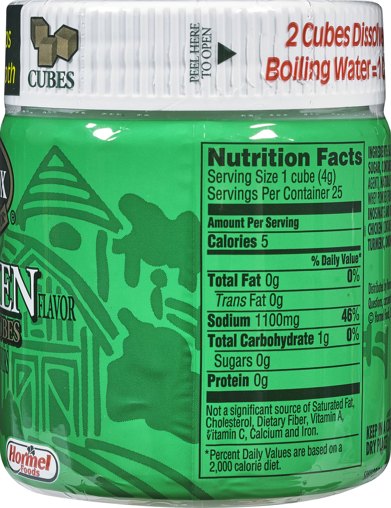 Herb Ox Bouillon Cubes, Chicken FlavorPlanogramRight
