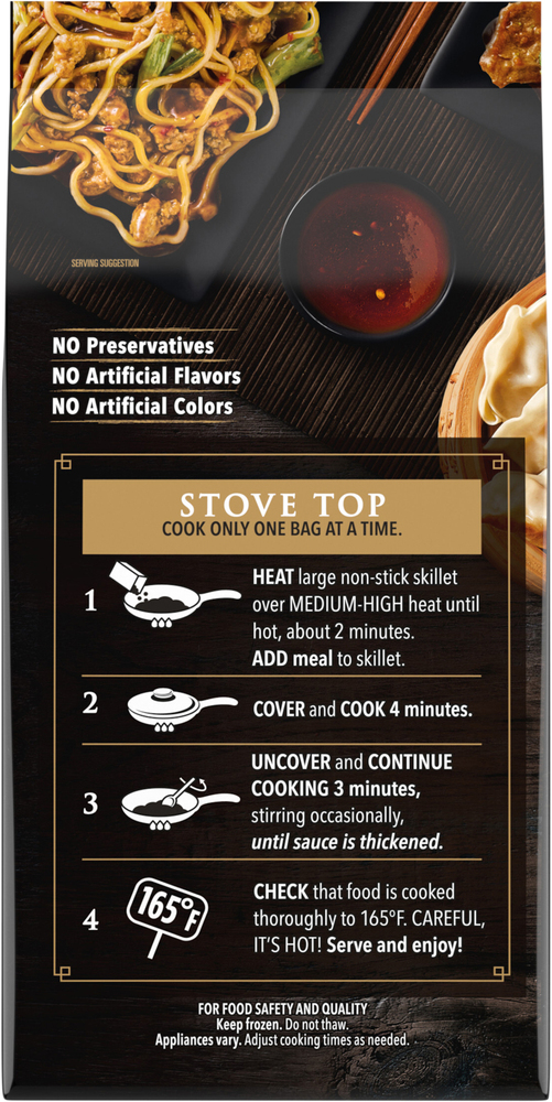 P.F. Chang's Home Menu Dan Dan Noodles-Planogram-Back