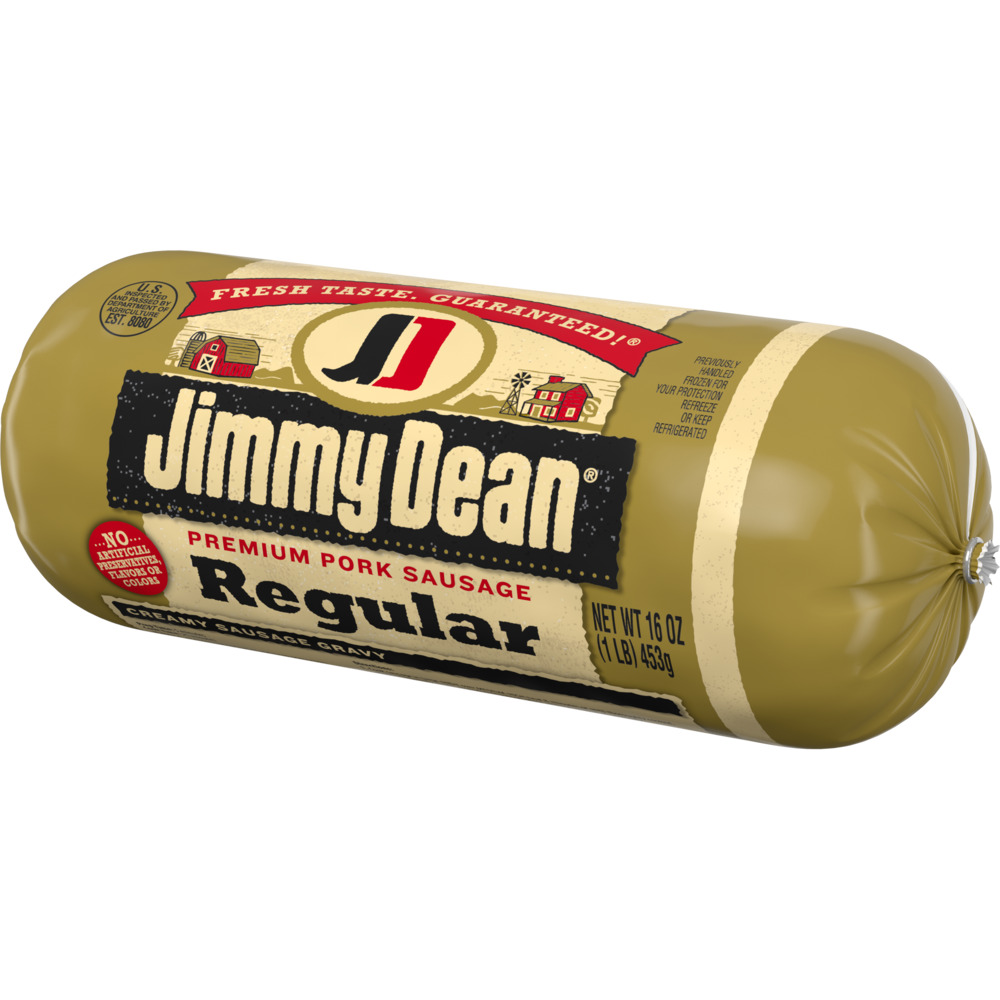 Jimmy Dean Premium Pork Regular Breakfast Sausage Roll, 16 ouncesFront