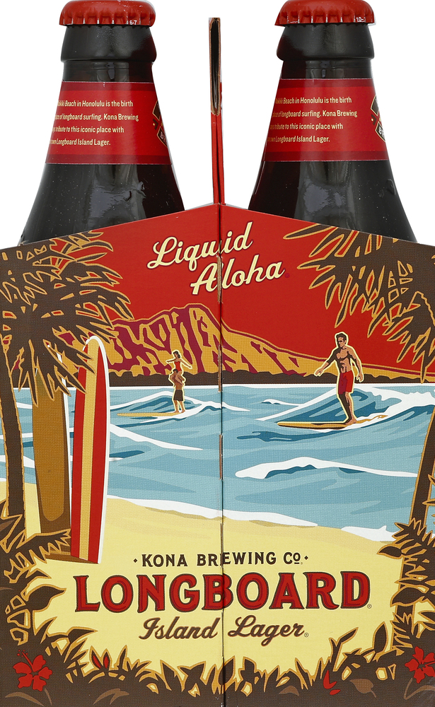 Kona Brewing LONGBOARD  Lager サイン Kona Longboard Lager