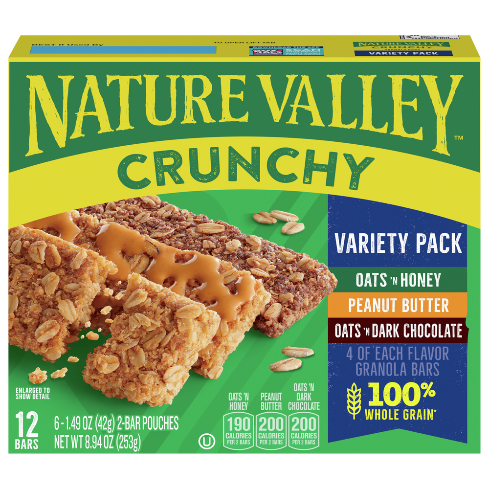 Nature Valley Granola Bars, Crunchy, Variety PackMain