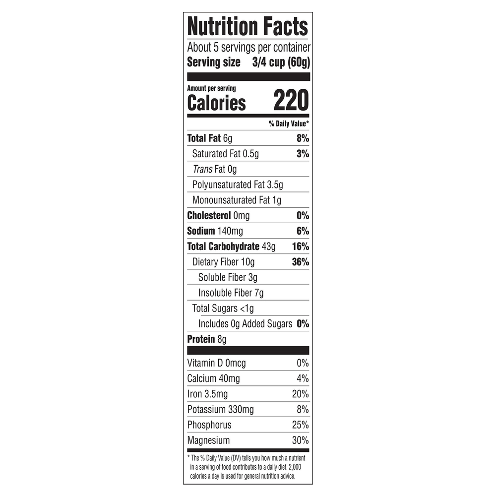 Uncle Sam Cereal, Original Wheat Berry FlakesNutritionFacts