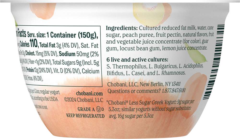 Chobani deals less sugar