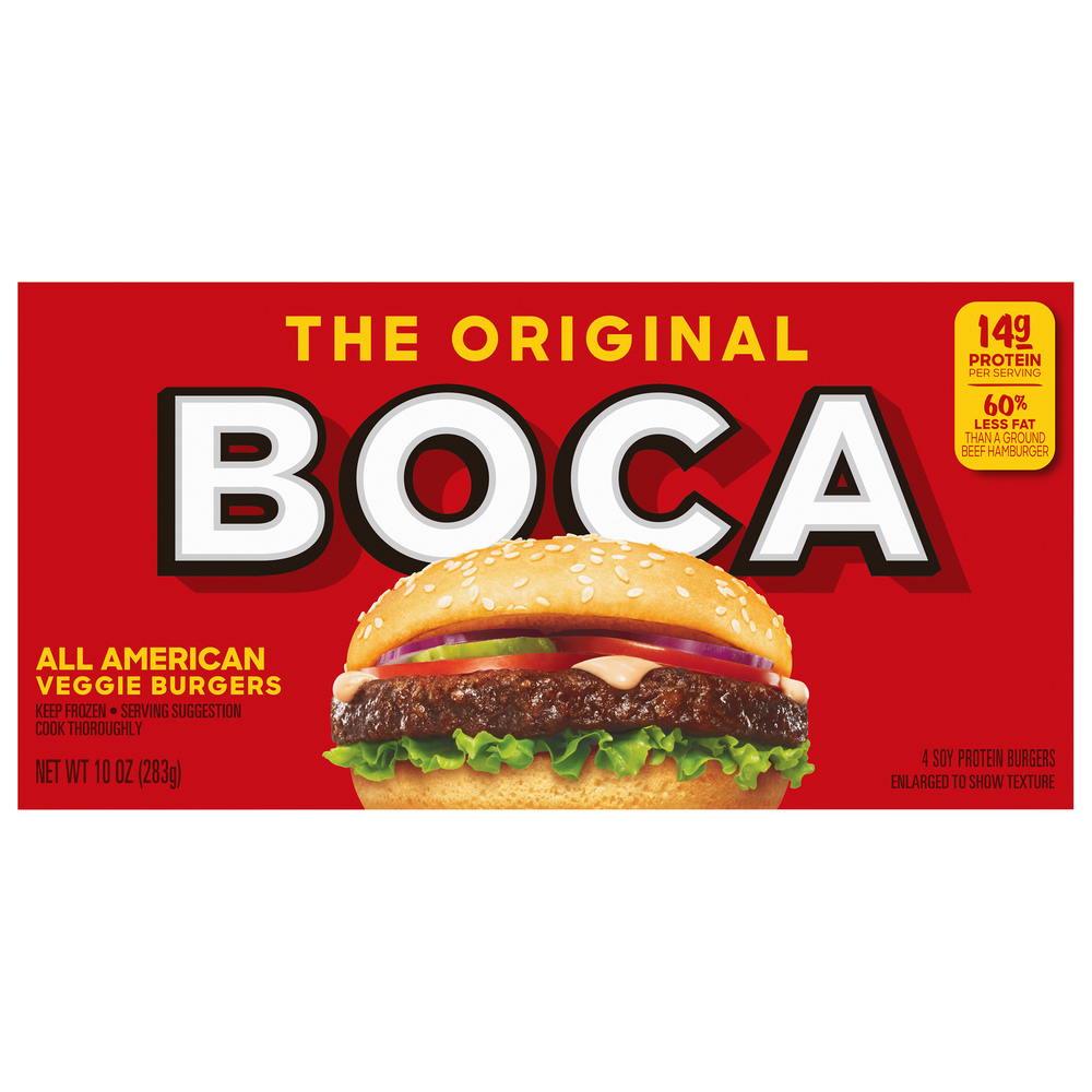 Boca All American Flame Grilled Burgers-Planogram-Back