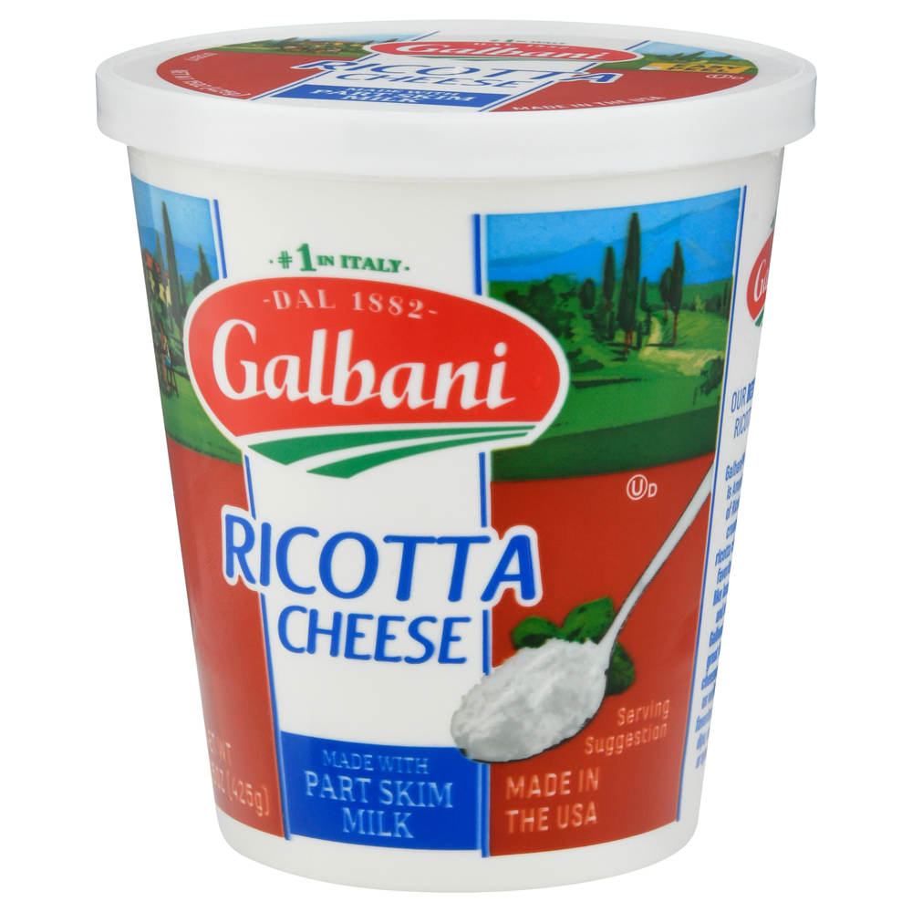 Galbani Ricotta Cheese-Front-Right-Elevated
