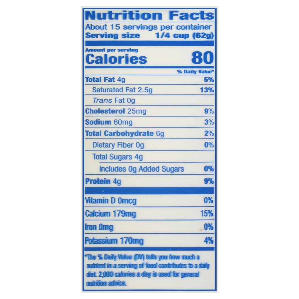 Galbani Ricotta CheeseNutritionFacts