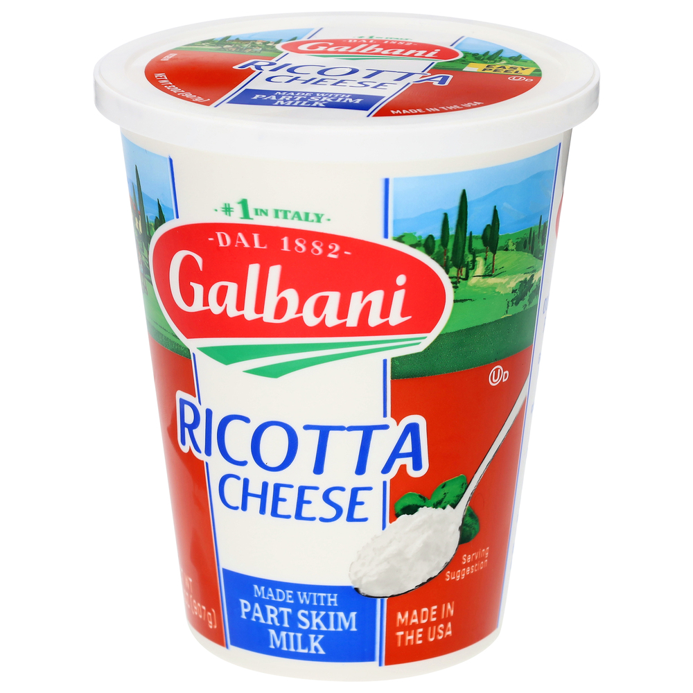 Galbani Ricotta CheeseFrontRightElevated