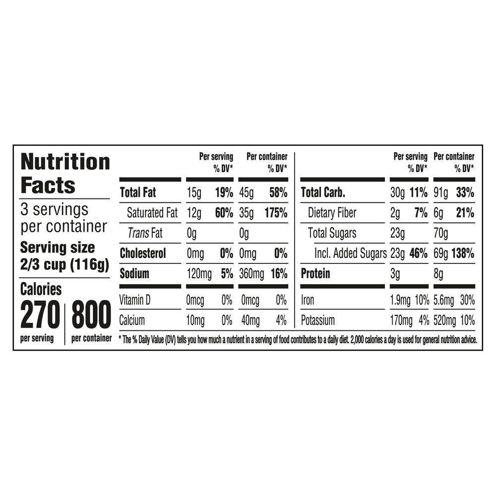 So Delicious Dairy Free Frozen Dessert, NonDairy, Dark Chocolate