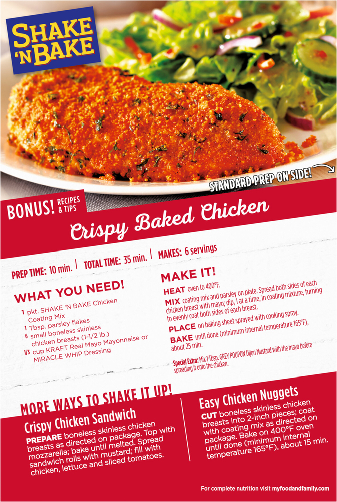Shake 'N Bake Original Chicken Seasoned Coating Mix