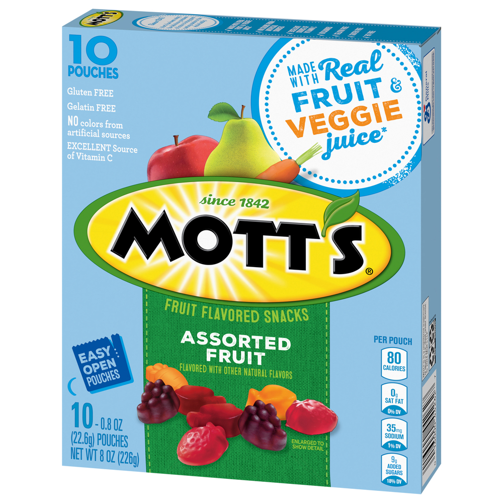 Mott's Assorted Fruit Fruit Flavored Snacks