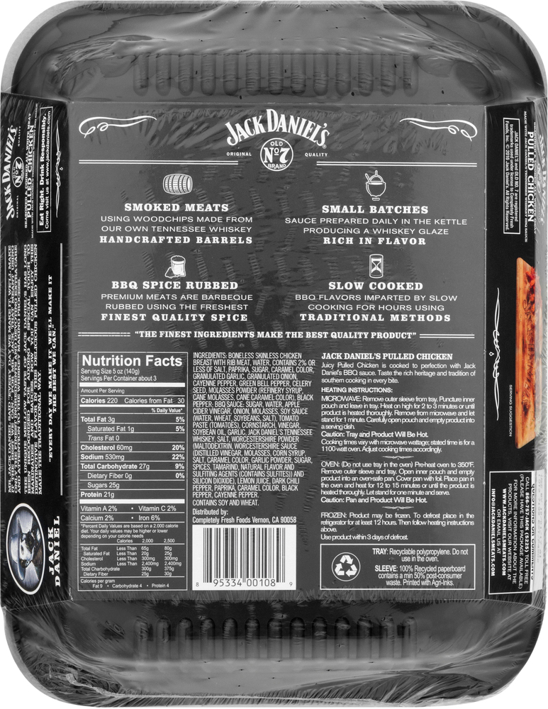 Jack Daniel s Old No 7 Pulled Chicken
