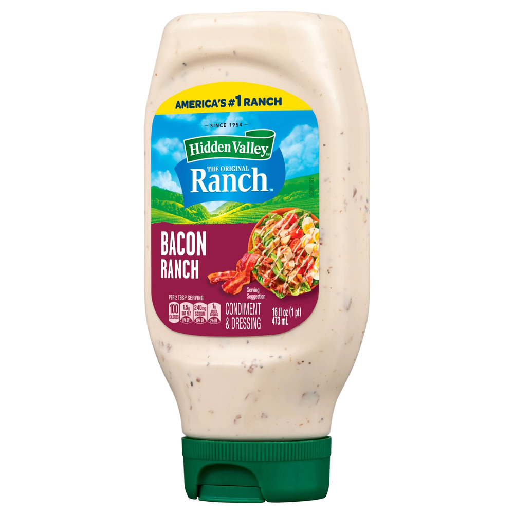 Hidden Valley The Original Ranch Bacon Ranch Condiment & Dressing-Front ...