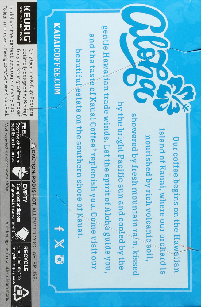 Kauai coffee k cups 2025