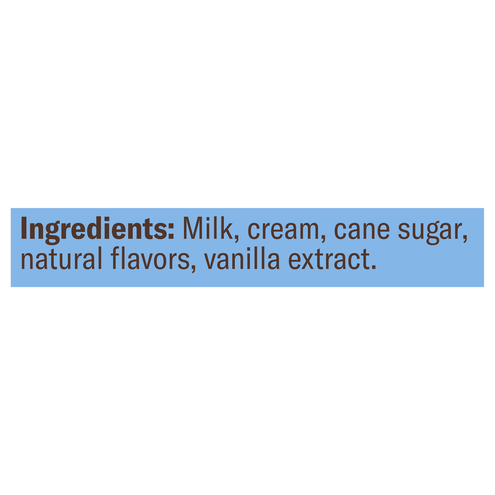 Chobani Coffee Creamer, VanillaIngredients