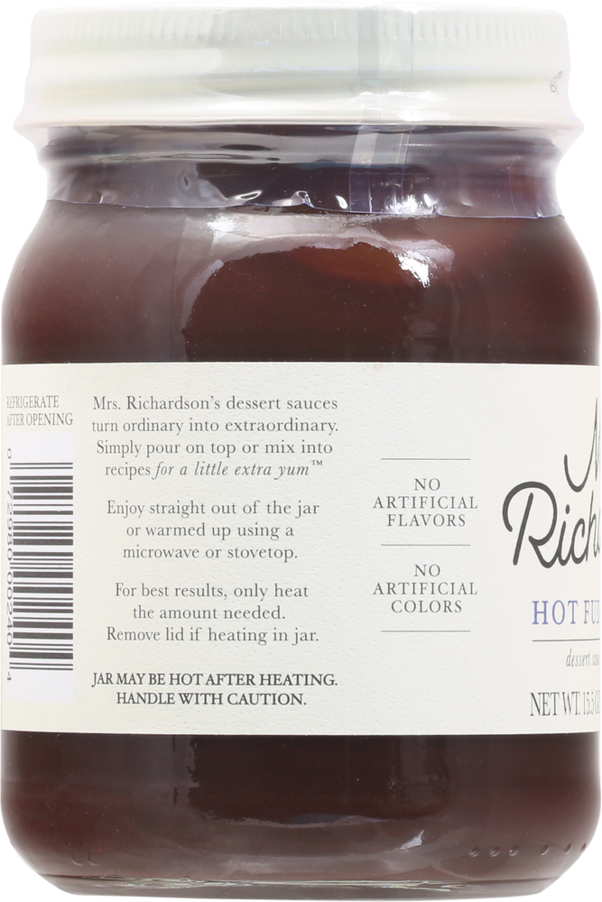 Mrs. Richardson's Dessert Sauce, Hot Fudge