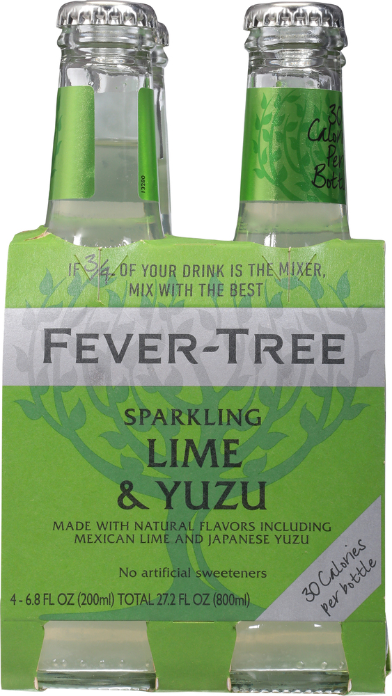 Fever-Tree Soda, Lime & Yuzu, Sparkling