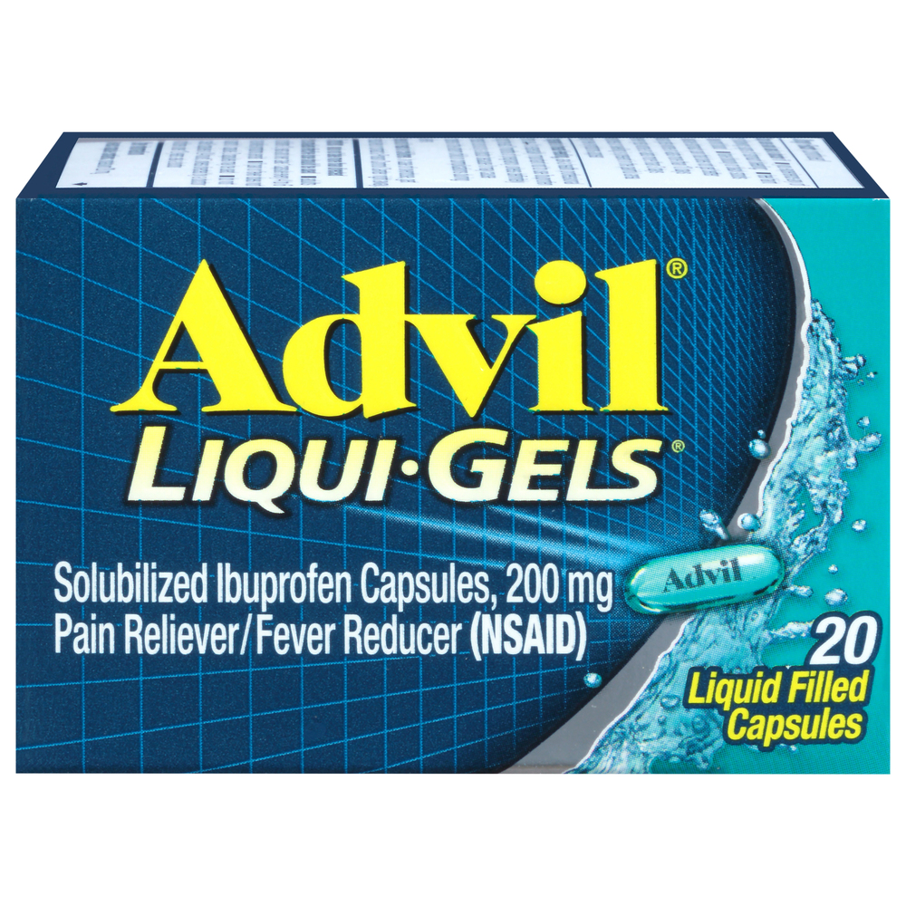 Advil Liqui-Gels 200 mg Pain Reliever/Fever Reducer