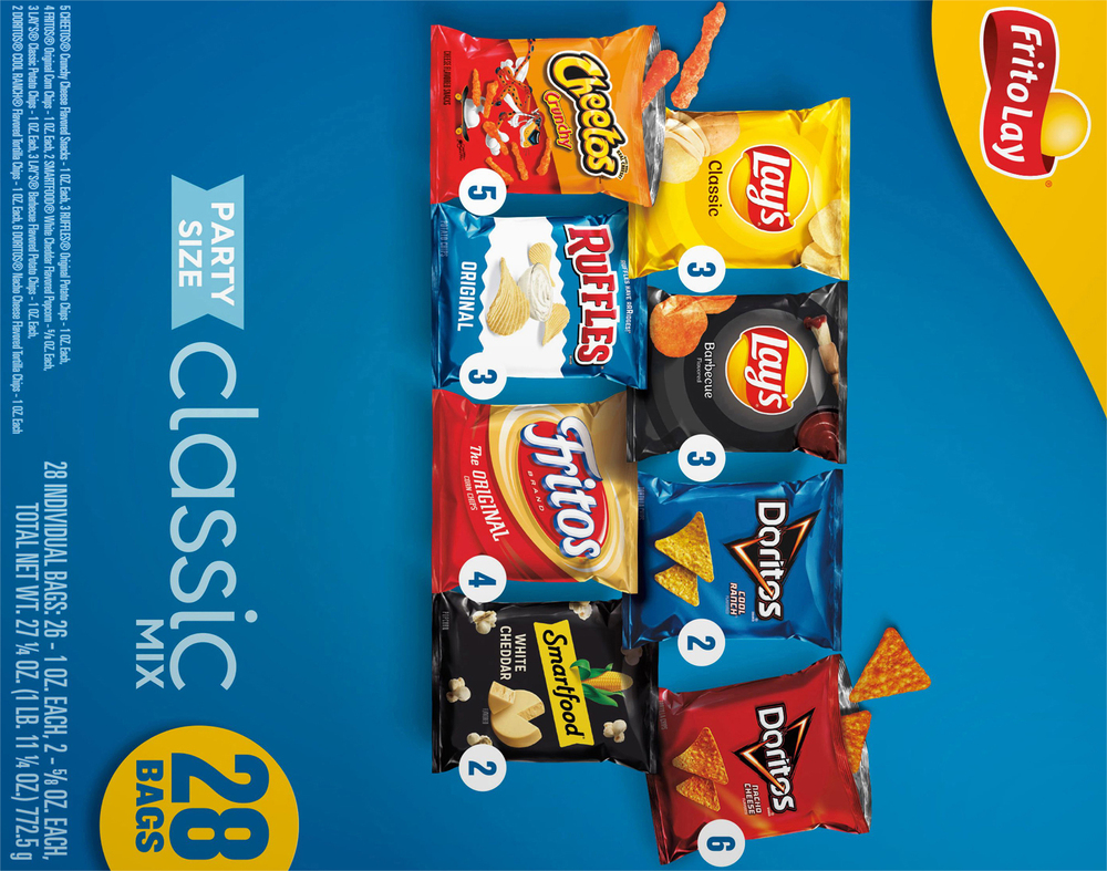Frito Lay Snacks, Classic Mix, Party Size