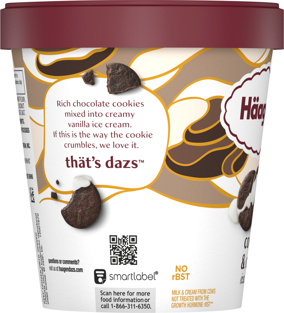 Haagen-Dazs Ice Cream, Cookies & Cream